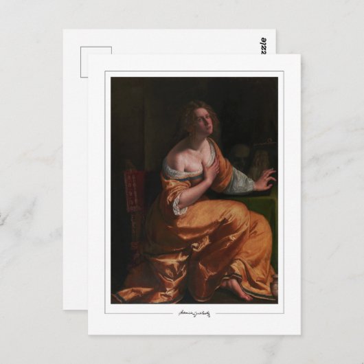 Carte Postale Artemisia Gentileschi #48 - Art fin (Devant / Derrière)
