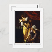 Carte Postale Artemisia Gentileschi #75 - Art fine (Devant / Derrière)