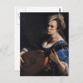 Carte Postale Artemisia Gentileschi Art (Devant / Derrière)