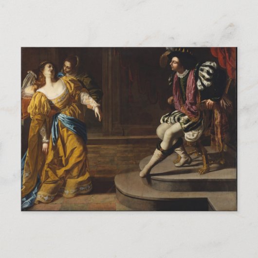 Carte Postale Artemisia Gentileschi Art (Devant)