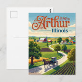 Carte Postale Arthur, Illinois (Devant / Derrière)