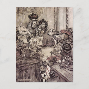 Carte Postale Arthur Rackham Alice Au Pays Des Merveilles