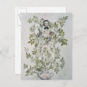 Carte Postale Arthur Rackham | Au milieu d'un arbre assis un gen (Devant / Derrière)