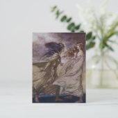Carte Postale Arthur Rackham - Brünnhilde et Waltraute (Debout devant)