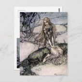 Carte Postale Arthur Rackham Fairy Art de "Undine" (Devant / Derrière)