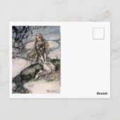 Carte Postale Arthur Rackham Fairy Art de "Undine" (Dos)
