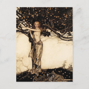 Carte postale Arthur Rackham Freya CC0329