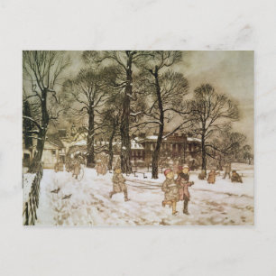 Carte Postale Arthur Rackham   Hiver à Kensington Gardens de