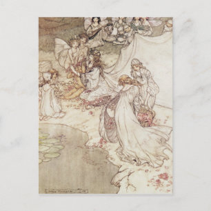 Carte Postale Arthur Rackham Illustration pour un conte de fée