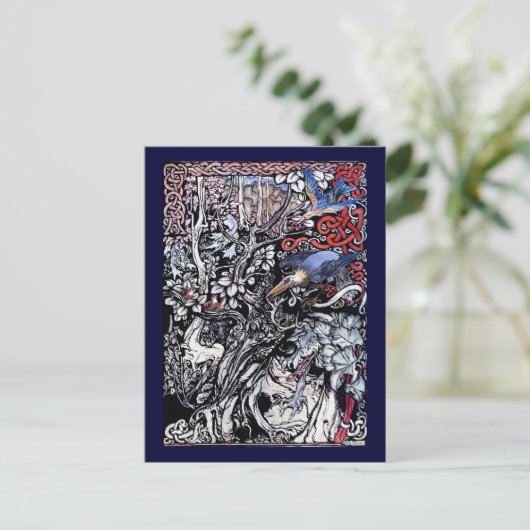 Carte Postale Arthur Rackham Irish Fayry contes Illustration (Debout devant)