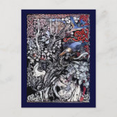 Carte Postale Arthur Rackham Irish Fayry contes Illustration (Devant)