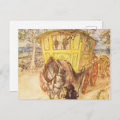 Carte Postale Arthur Rackham - Le Vent Dans Les Saules (Devant / Derrière)