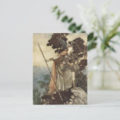 Carte Postale Arthur Rackham Richard Wagner Brünnhilde Viking (Debout devant)