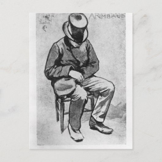 Carte Postale Arthur Rimbaud (Devant)