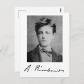 Carte Postale Arthur Rimbaud (Devant / Derrière)