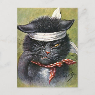 Carte Postale Arthur Thiele - Cat with Toothaches