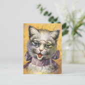 Carte Postale Arthur Thiele - Chat féminin avec lunettes (Debout devant)