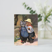 Carte Postale Arthur Thiele - Chats de campagne (Debout devant)