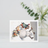 Carte Postale Arthur Thiele - Les chatons se bousculent dans la  (Debout devant)