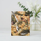 Carte Postale Artichauts farcis avec garniture gratin (Debout devant)
