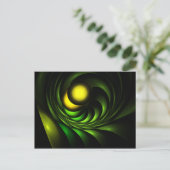 Carte Postale Artichok Abstrait Fractal (Debout devant)