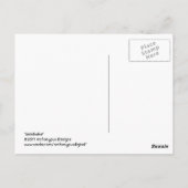 Carte Postale Artichok Abstrait Fractal (Dos)