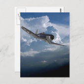 Carte Postale Articles de l'avion (Devant / Derrière)