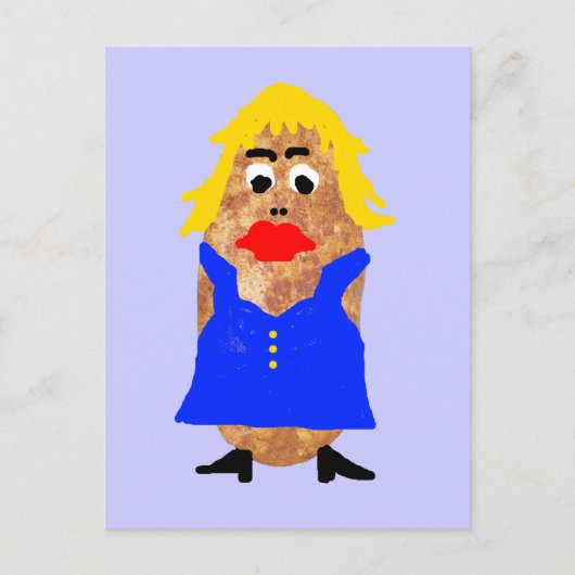 Carte Postale Articles de pommes de terre chaudes (Devant)