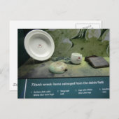 Carte Postale Articles récupérés du Titanic (Devant / Derrière)