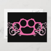 Carte Postale Articulations en laiton roses (Devant / Derrière)