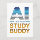 Carte Postale Artificial Intelligence Study Buddy Design (Devant)