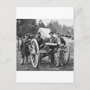 Carte Postale Artillerie de guerre civile, années 1860