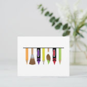 Carte Postale Artist tools (Debout devant)