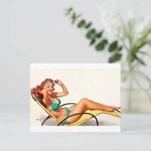 Carte Postale Artiste (Debout devant)