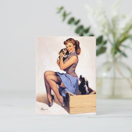 Carte Postale Artiste (Debout devant)