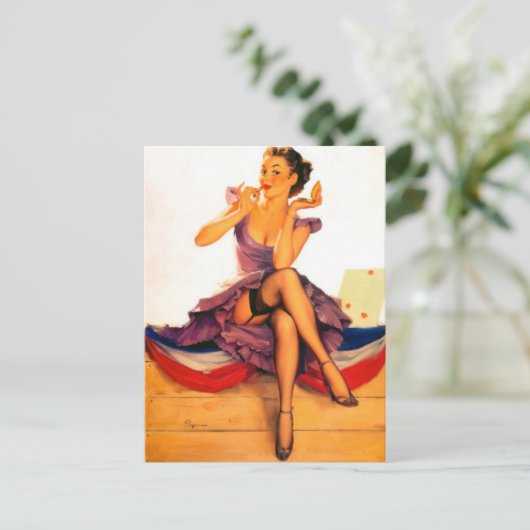 Carte Postale Artiste (Debout devant)