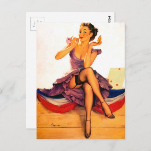 Carte Postale Artiste (Devant / Derrière)