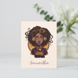 Carte Postale Artiste Afro femme