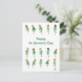 Carte Postale Artiste Celtic St. Patrick's Day Boho Irish Dance (Debout devant)