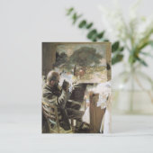 Carte Postale Artiste dans son studio par John Singer Sargent (Debout devant)