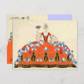 CARTE POSTALE ARTISTE DE DESIGNER MAKEUP DE LA MODE LADANGE ORAN (Devant / Derrière)