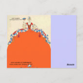 CARTE POSTALE ARTISTE DE DESIGNER MAKEUP DE LA MODE LADANGE ORAN (Dos)