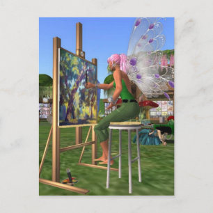 Carte Postale Artiste de la fée