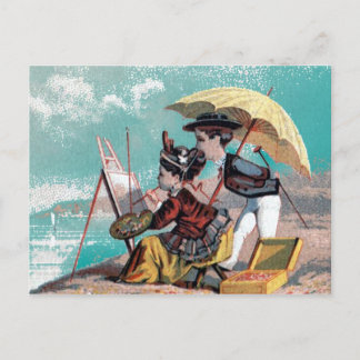 Carte Postale Artiste de la mer