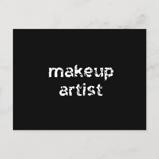 Carte Postale Artiste de maquillage (Devant)