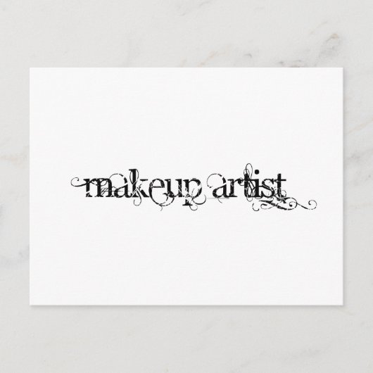 Carte Postale Artiste de maquillage (Devant)