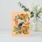 Carte Postale Artiste Féeries Peinture Fruit (Debout devant)