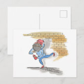 Carte Postale Artiste Graffiti (Devant / Derrière)