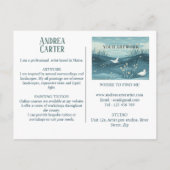 Carte Postale Artiste peintre promotionnel (Dos)