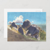 Carte Postale Artiste sur la côte californienne (Devant / Derrière)